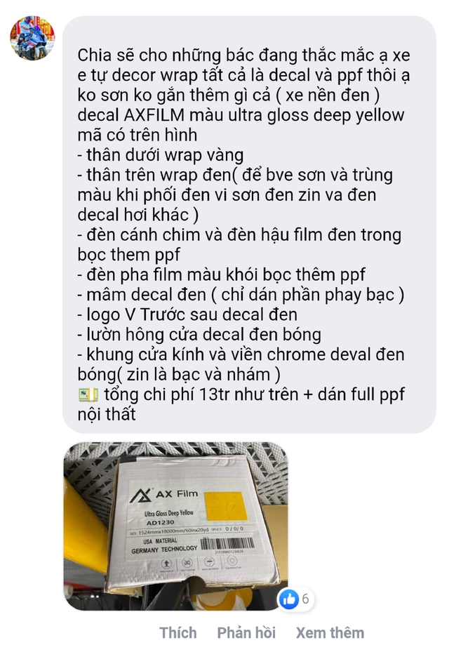 Chủ xe VinFast VF e34 độ nhẹ, dân mạng hăng say bình luận: Rất ấn tượng, nhìn như bò Ý - Ảnh 3. Chủ xe VinFast VF e34 độ nhẹ, dân mạng hăng say bình luận: Rất ấn tượng, nhìn như bò Ý - Ảnh 3.