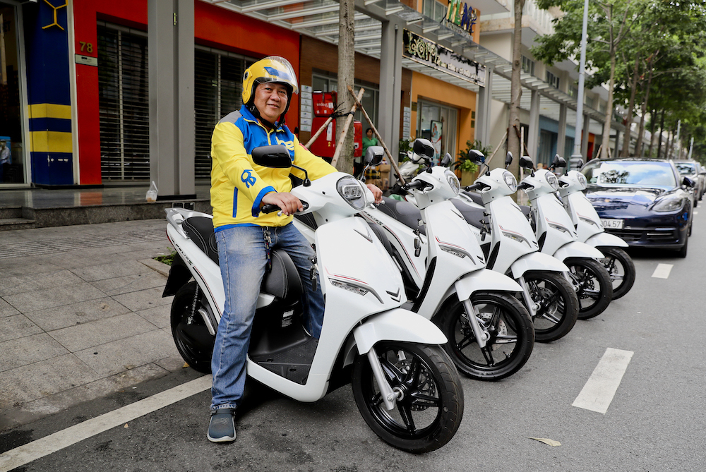 tài xế be group sở hữu dòng xe máy điện thông minh 