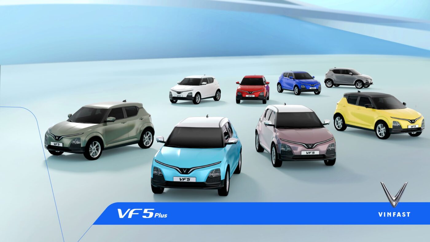 Diện mạo mới của VF 5 Plus sành điều, trẻ trung
