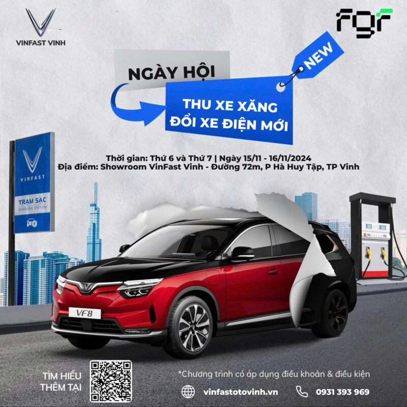 VinFast Vinh Tổ Chức Thu Cũ Đổi Mới