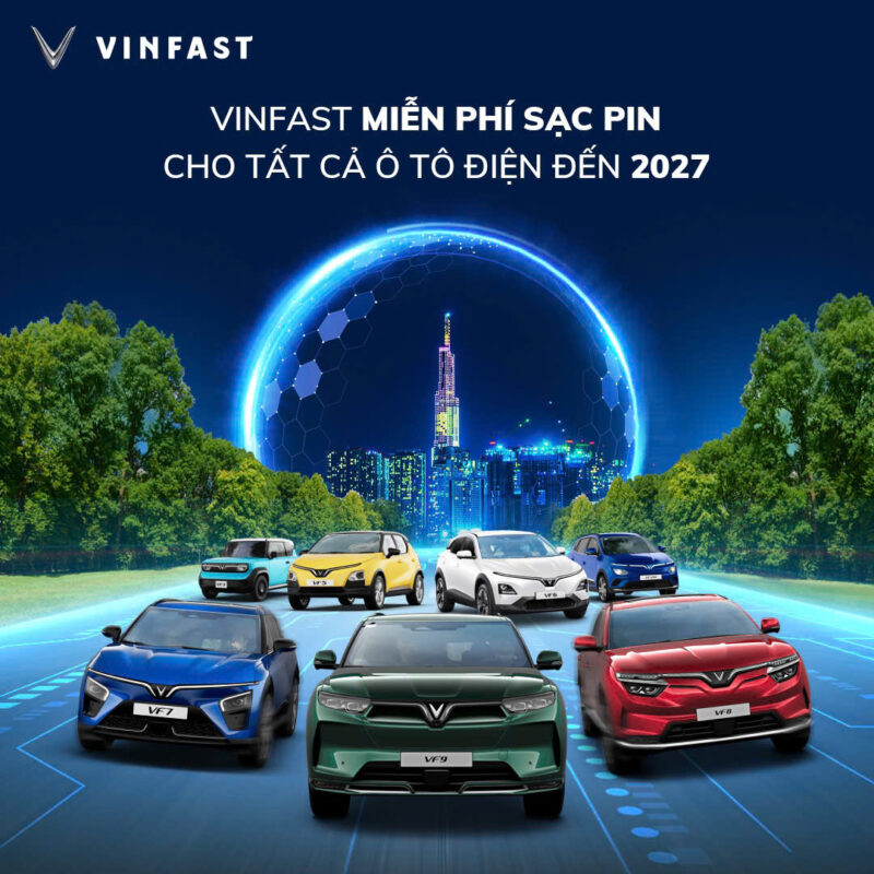 Miễn phí sạc đến 2027