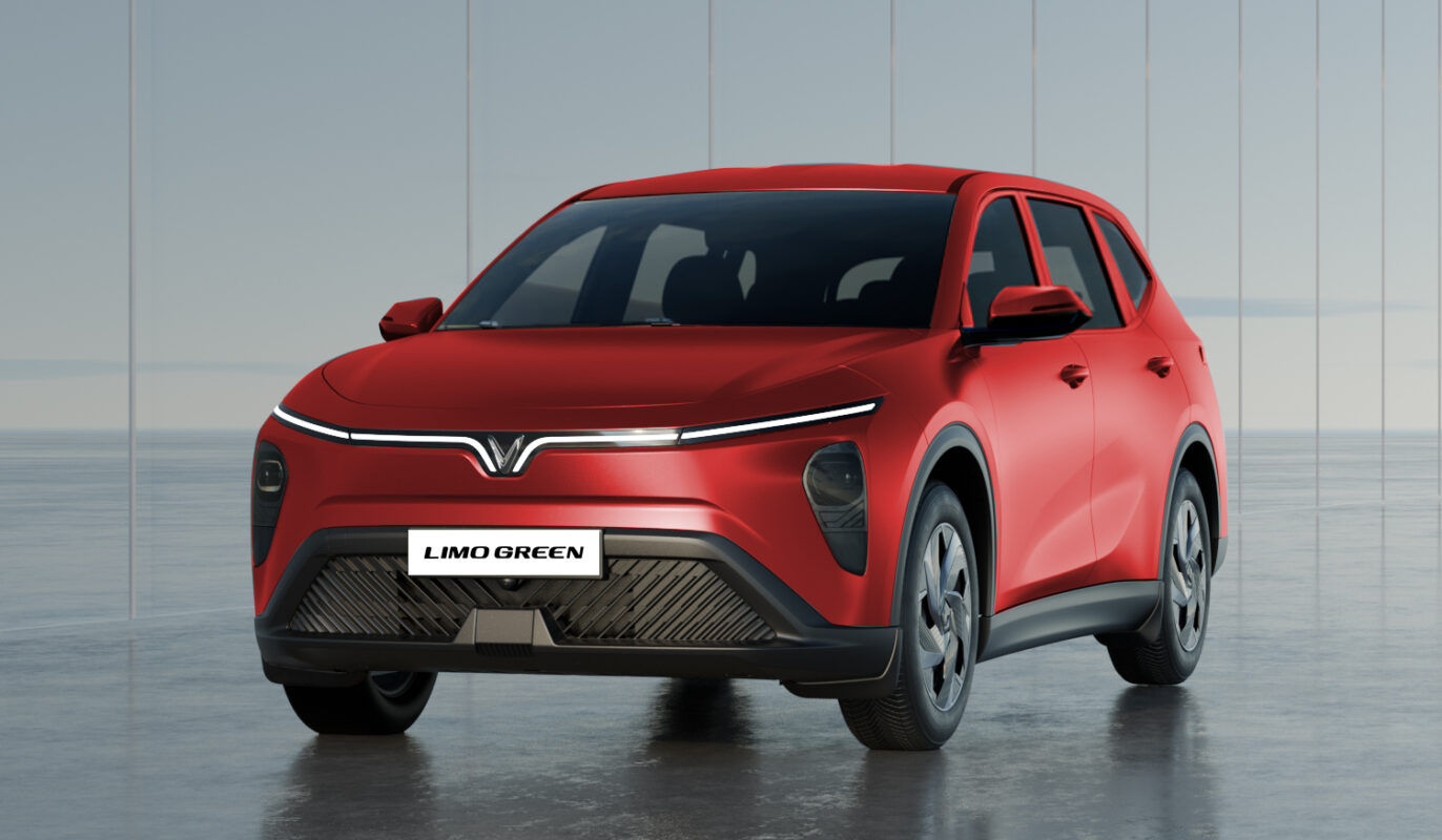 Xe VinFast Limo Green màu đỏ