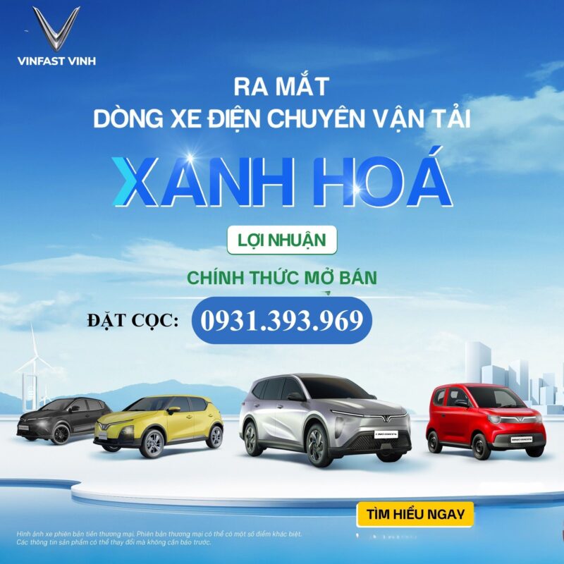Đặt cọc xe VinFast Green