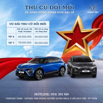 Thu cũ đổi mới xe điện VinFast VF 6