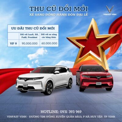 Thu cũ đổi mới xe điện VinFast VF 9
