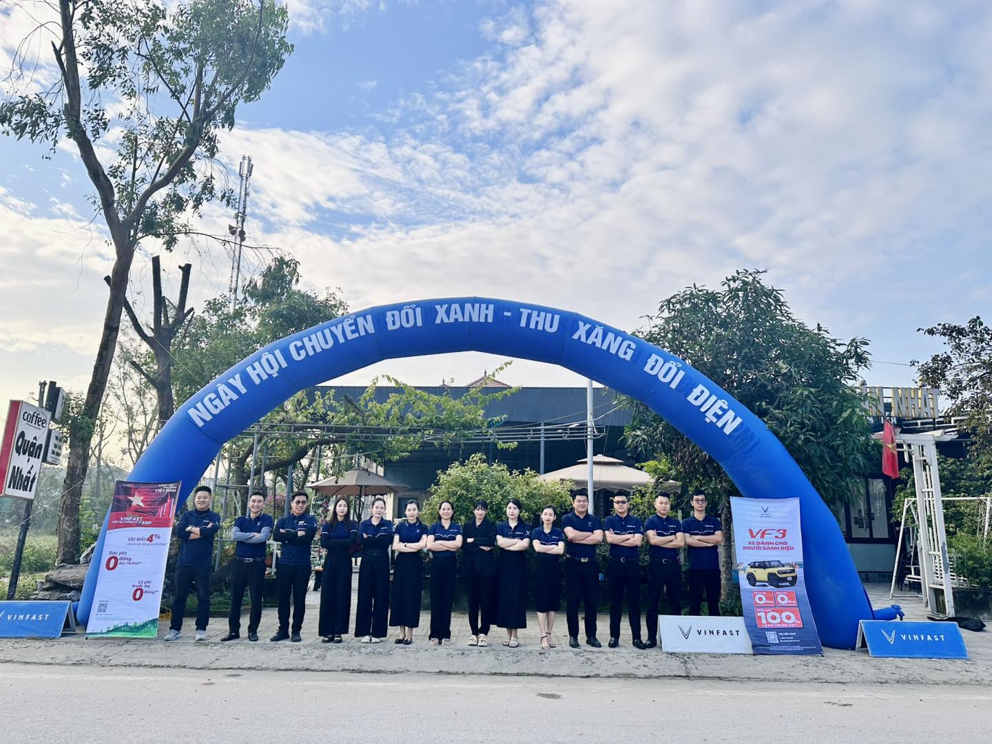 Sự kiện lái thử xe VinFast tại TỦN coffee xã Đông Lộc, tỉnh Nghệ An